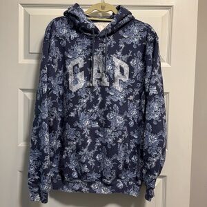 GAP x LoveShackFancy Blue Floral Hoodie